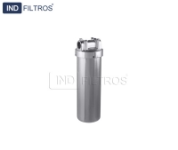 Carcaça de Inox - Filtro Cartucho. Vazão Até 1.000 Litros / Hora;