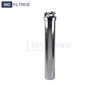 Carcaça de Inox - Filtro Cartucho. Vazão Até 2.000 Litros / Hora;