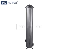 Carcaça de Inox - Filtro Cartucho. Vazão Até 20.000 Litros / Hora;